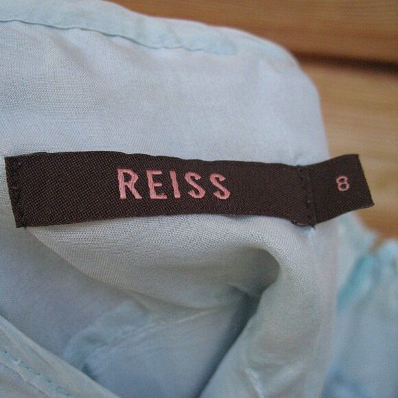 REISS Silk Mini Skirt - Picture 8 of 8